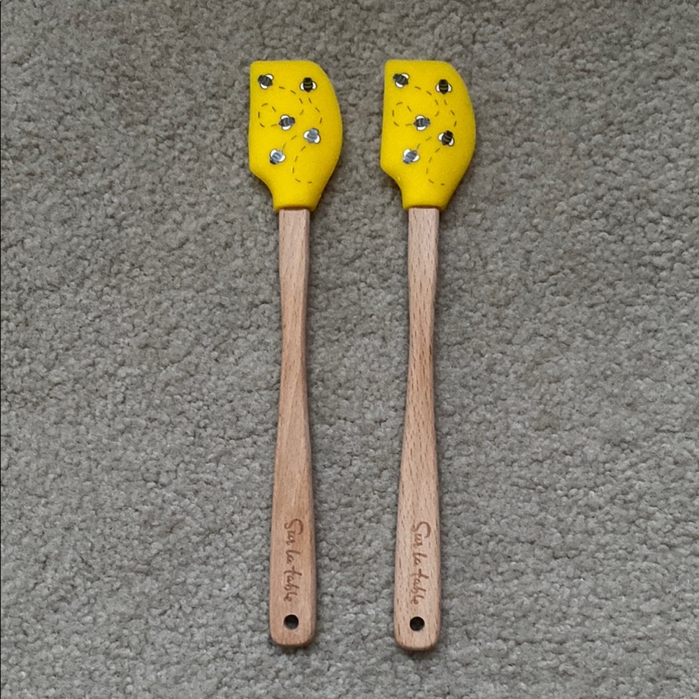 Yellow Silicone Spatula Set